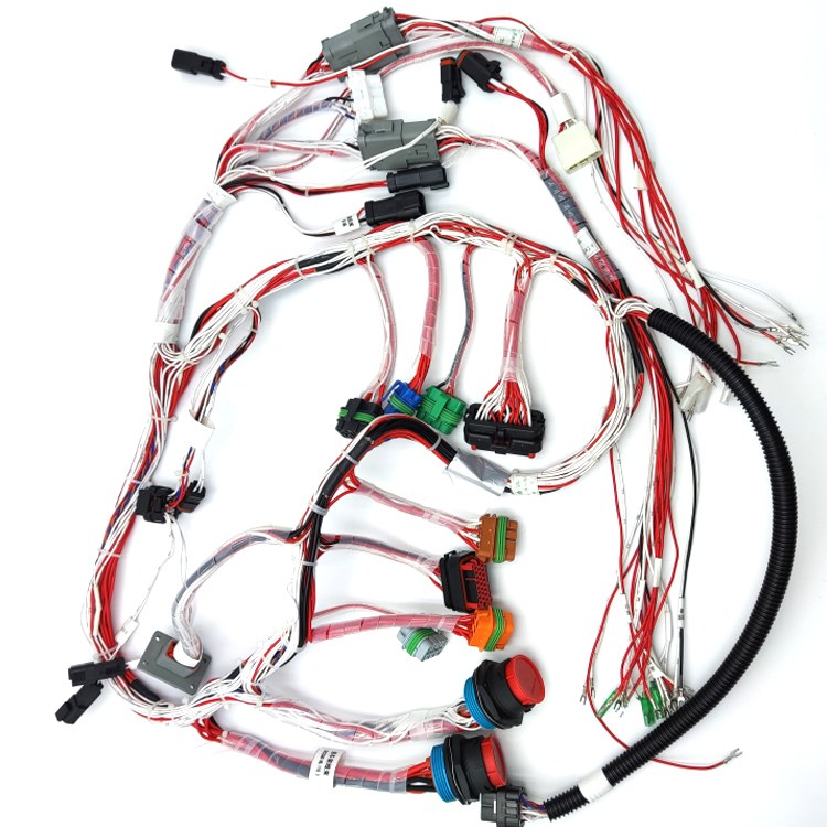 Multi-connector harness used for build-to-sample reverse engineering