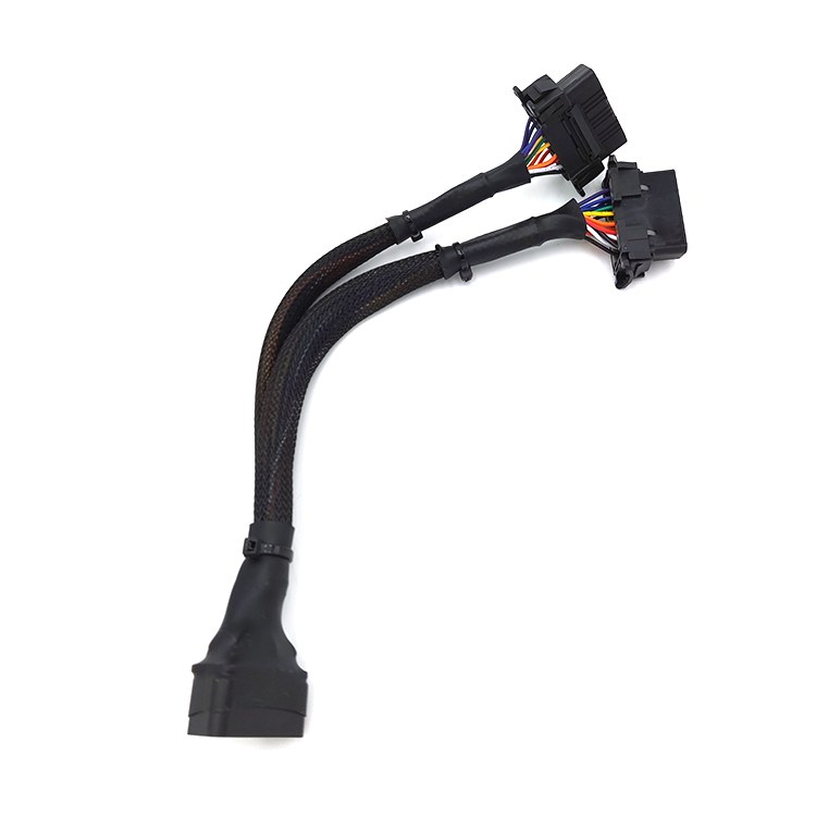 Six-pin connector harness